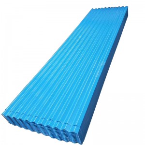 Colored roof steel sheet